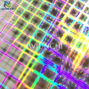silver metalized seamless Holographic Transfer PET Film 16um